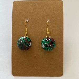 Cute Winter Sweater Holiday Ball Earrings
